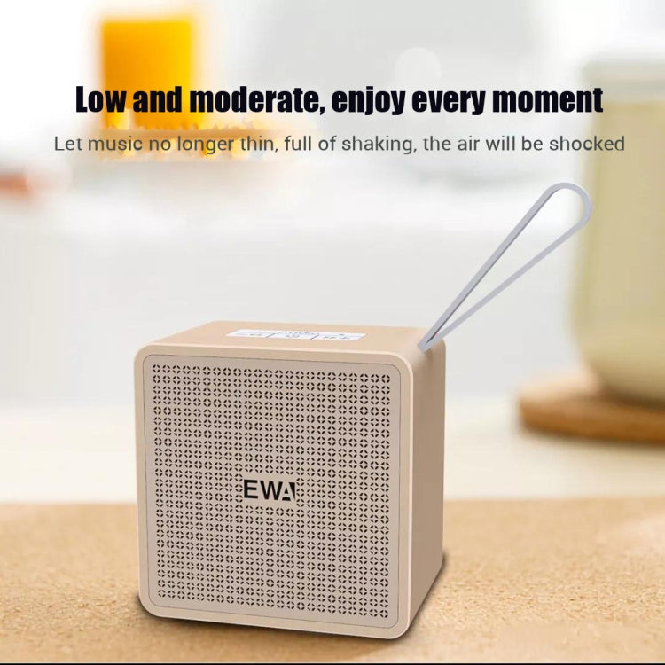 EWA A105 Enceinte Bluetooth Haute Fidélité, Petite Taille, Basses Puissantes, Technologie Bluetooth TWS, Prise en Charge TF