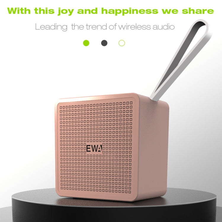 EWA A105 Enceinte Bluetooth Haute Fidélité, Petite Taille, Basses Puissantes, Technologie Bluetooth TWS, Prise en Charge TF