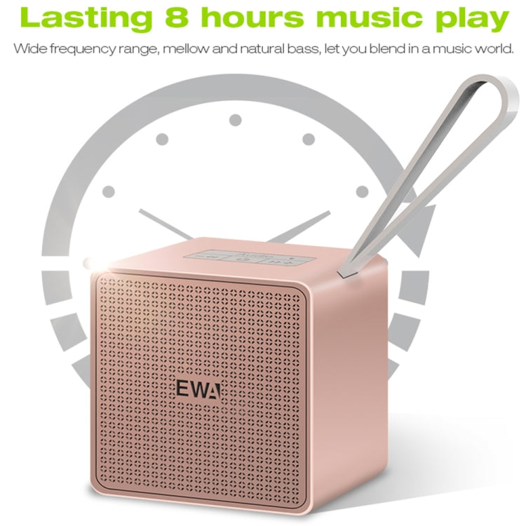 EWA A105 Enceinte Bluetooth Haute Fidélité, Petite Taille, Basses Puissantes, Technologie Bluetooth TWS, Prise en Charge TF