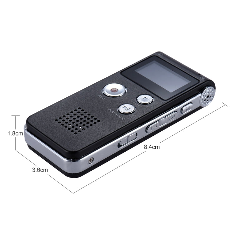 SK-012 Enregistreur vocal 8GB USB Dictaphone professionnel Audio numérique avec lecteur WAV MP3 Fonction d'enregistrement, SK-012 8GB
