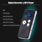 SK-012 Enregistreur vocal 8GB USB Dictaphone professionnel Audio numérique avec lecteur WAV MP3 Fonction d'enregistrement, SK-012 8GB