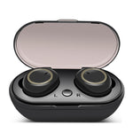 Écouteurs TWS-A1 Bluetooth 5.0 sans fil, mini invisibles, pour le sport, la course et la musique, avec boîtier de charge et micro