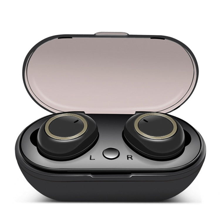 Écouteurs TWS-A1 Bluetooth 5.0 sans fil, mini invisibles, pour le sport, la course et la musique, avec boîtier de charge et micro