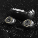 Écouteurs TWS-A1 Bluetooth 5.0 sans fil, mini invisibles, pour le sport, la course et la musique, avec boîtier de charge et micro