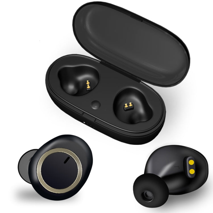 Écouteurs TWS-A1 Bluetooth 5.0 sans fil, mini invisibles, pour le sport, la course et la musique, avec boîtier de charge et micro