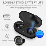 Écouteurs TWS-A1 Bluetooth 5.0 sans fil, mini invisibles, pour le sport, la course et la musique, avec boîtier de charge et micro