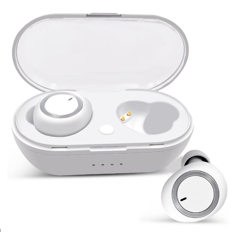 Écouteurs TWS-A1 Bluetooth 5.0 sans fil, mini invisibles, pour le sport, la course et la musique, avec boîtier de charge et micro