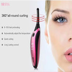 Duosi DY-102 Fer à Repasser Électrique Portable Style Stylo Chauffant Longue Durée Recourbe-Cils USB Rechargeable Clip Chauffant de Maquillage Bouclant