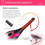 Duosi DY-102 Fer à Repasser Électrique Portable Style Stylo Chauffant Longue Durée Recourbe-Cils USB Rechargeable Clip Chauffant de Maquillage Bouclant