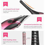 Duosi DY-102 Fer à Repasser Électrique Portable Style Stylo Chauffant Longue Durée Recourbe-Cils USB Rechargeable Clip Chauffant de Maquillage Bouclant