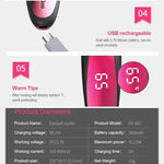 Duosi DY-102 Fer à Repasser Électrique Portable Style Stylo Chauffant Longue Durée Recourbe-Cils USB Rechargeable Clip Chauffant de Maquillage Bouclant