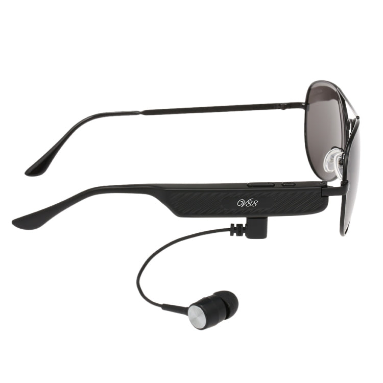 Écouteurs sans fil Y88 Casque Bluetooth Lunettes de soleil Écouteurs de musique Lunettes intelligentes Écouteurs mains libres avec micro