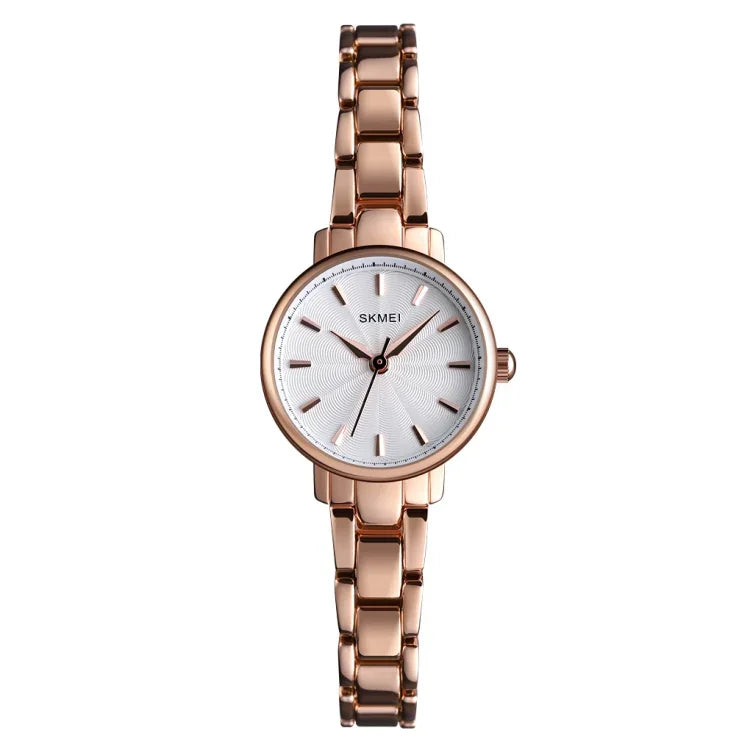 Montre Quartz Femme Skmei 1410 Montre Fashion Européenne et Américaine Business Loisir Bracelet Acier