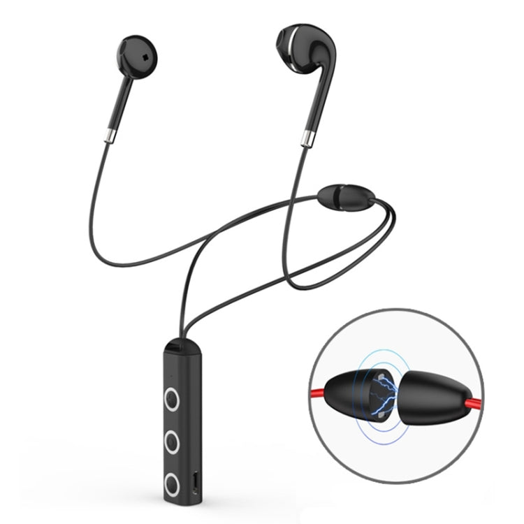 Écouteurs magnétiques BT313 - Casque sans fil de sport mains libres Bluetooth - Stéréo HD - Basses puissantes - avec micro