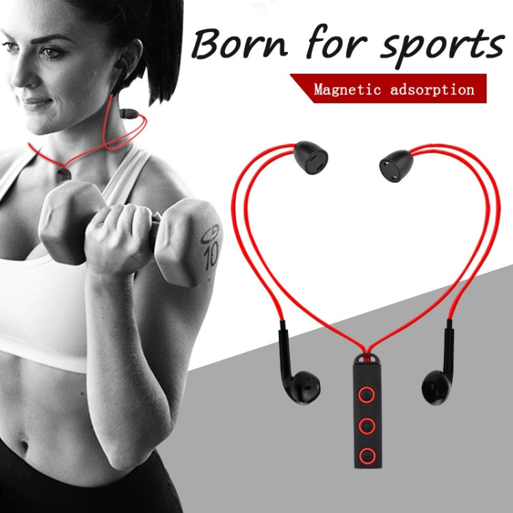 Écouteurs magnétiques BT313 - Casque sans fil de sport mains libres Bluetooth - Stéréo HD - Basses puissantes - avec micro