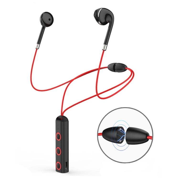 Écouteurs magnétiques BT313 - Casque sans fil de sport mains libres Bluetooth - Stéréo HD - Basses puissantes - avec micro