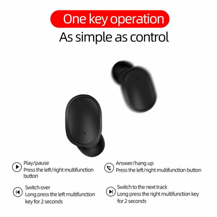 Écouteur sans fil E6S TWS Bluetooth V5.3 avec affichage LED, écouteurs Bluetooth étanches, E6S (noir)
