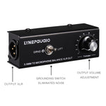 B012 Conversion de signal stéréo professionnel en signal de microphone symétrique