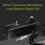 B012 Conversion de signal stéréo professionnel en signal de microphone symétrique