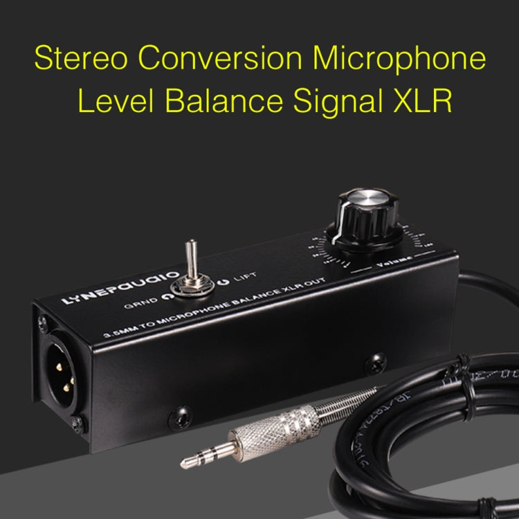 B012 Conversion de signal stéréo professionnel en signal de microphone symétrique