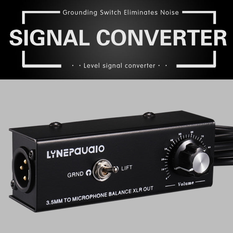 B012 Conversion de signal stéréo professionnel en signal de microphone symétrique