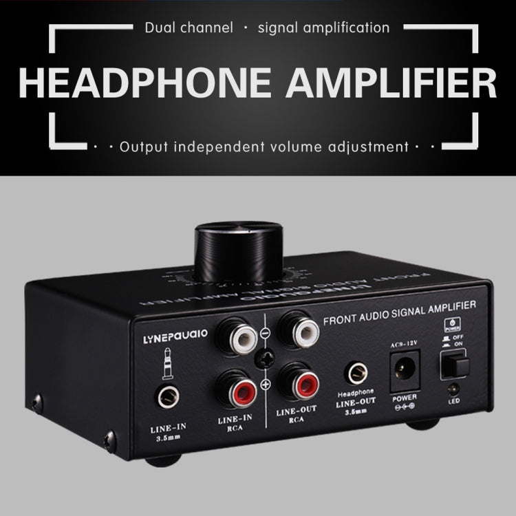 B015 Amplificateur de signal stéréo frontal amplificateur de casque amplificateur de haut-parleur double source audio, B015