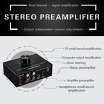 B015 Amplificateur de signal stéréo frontal amplificateur de casque amplificateur de haut-parleur double source audio, B015