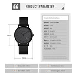 Montre Femme Élégante Simple Business Fashion Europe et Amérique SKMEI 1530 Montre Quartz Fine pour Étudiante