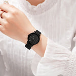 Montre Femme Élégante Simple Business Fashion Europe et Amérique SKMEI 1530 Montre Quartz Fine pour Étudiante