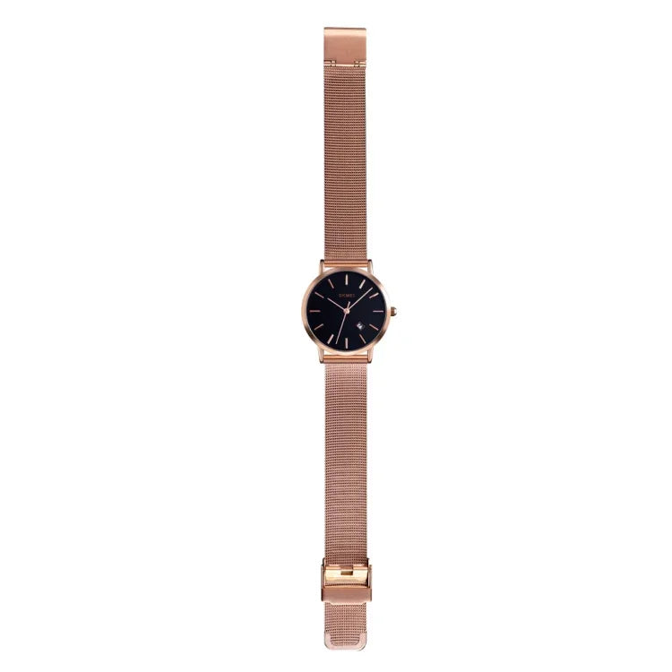 Montre Femme Élégante Simple Business Fashion Europe et Amérique SKMEI 1530 Montre Quartz Fine pour Étudiante