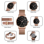 Montre Femme Élégante Simple Business Fashion Europe et Amérique SKMEI 1530 Montre Quartz Fine pour Étudiante