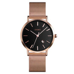Montre Femme Élégante Simple Business Fashion Europe et Amérique SKMEI 1530 Montre Quartz Fine pour Étudiante