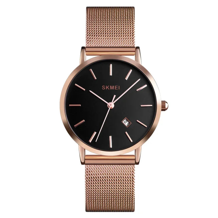 Montre Femme Élégante Simple Business Fashion Europe et Amérique SKMEI 1530 Montre Quartz Fine pour Étudiante