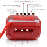 T&G TG162 LED Stereo Portable Bluetooth Speaker Mini Wireless Speaker Subwoofer