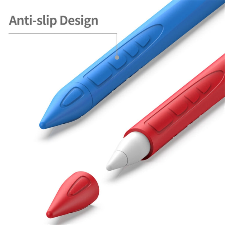 Convient pour Apple Pencil 1ère génération Stylet Tactile Housse de protection en silicone Capuchon de stylo