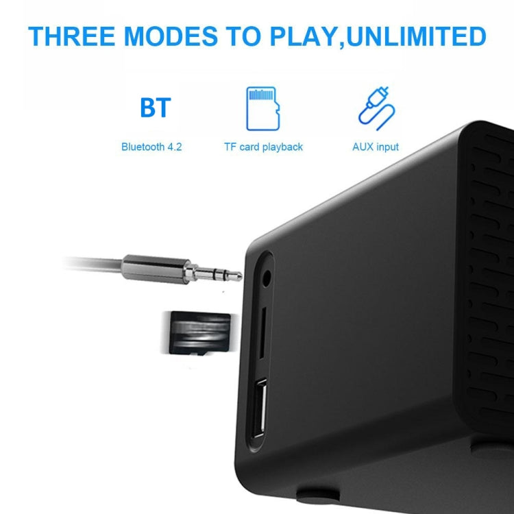 Haut-parleur Bluetooth AEC BT508 avec charge sans fil, réveil LED, power bank trois-en-un