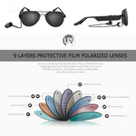 Écouteur sans fil A8 Casque Bluetooth Lunettes Casque audio Lunettes intelligentes Écouteur mains libres avec micro, A8