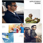 Écouteur sans fil A8 Casque Bluetooth Lunettes Casque audio Lunettes intelligentes Écouteur mains libres avec micro, A8