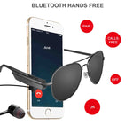 Écouteur sans fil A8 Casque Bluetooth Lunettes Casque audio Lunettes intelligentes Écouteur mains libres avec micro, A8