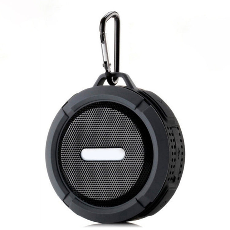 C6a Haut-parleur de voiture sans fil Bluetooth extérieur Chuck avec ventouse, prend en charge les cartes TF