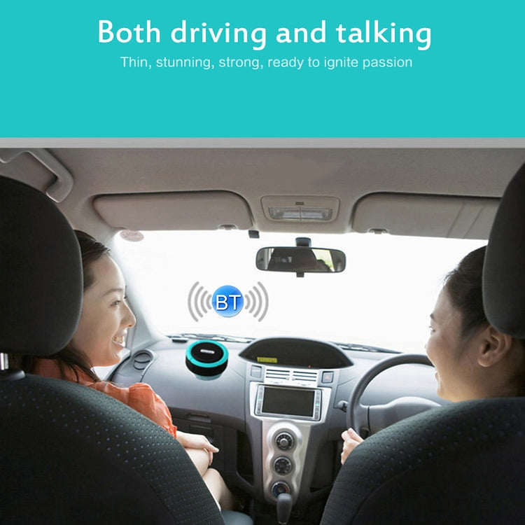 C6a Haut-parleur de voiture sans fil Bluetooth extérieur Chuck avec ventouse, prend en charge les cartes TF