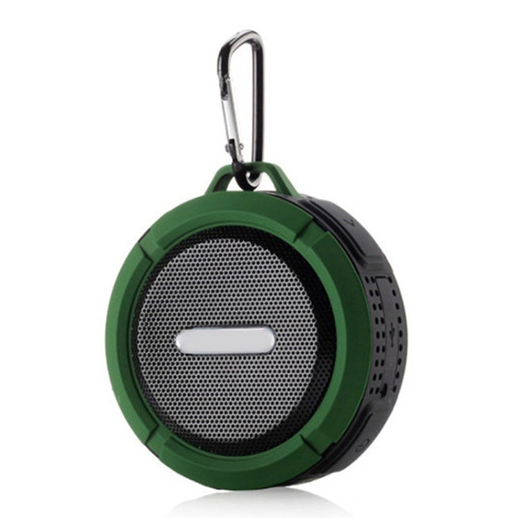 C6a Haut-parleur de voiture sans fil Bluetooth extérieur Chuck avec ventouse, prend en charge les cartes TF