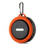 C6a Haut-parleur de voiture sans fil Bluetooth extérieur Chuck avec ventouse, prend en charge les cartes TF