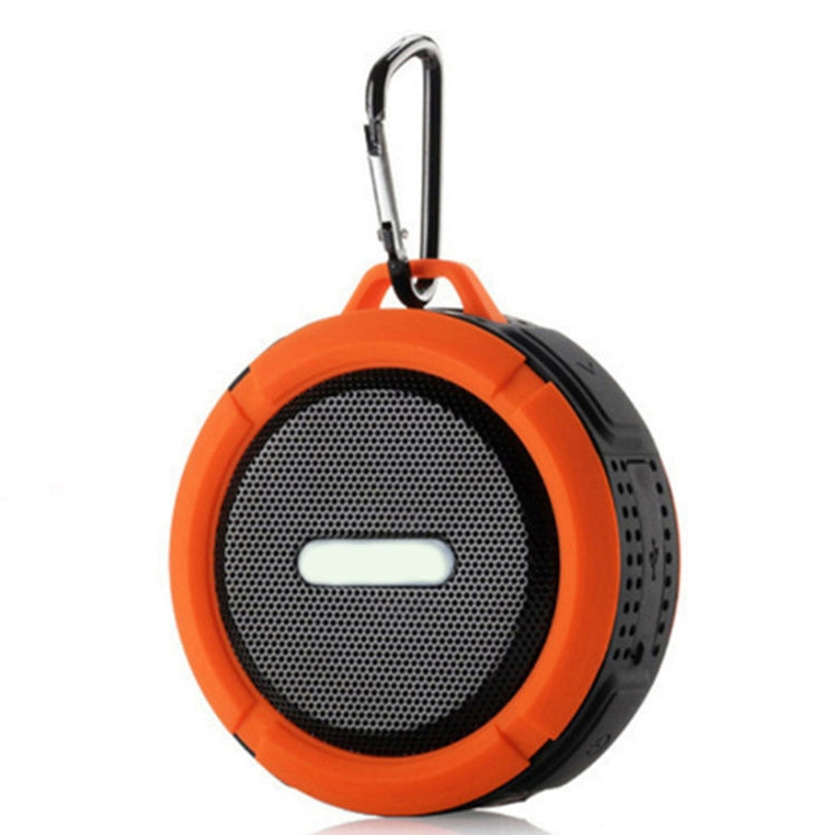 C6a Haut-parleur de voiture sans fil Bluetooth extérieur Chuck avec ventouse, prend en charge les cartes TF