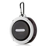 C6a Haut-parleur de voiture sans fil Bluetooth extérieur Chuck avec ventouse, prend en charge les cartes TF
