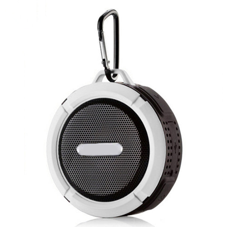 C6a Haut-parleur de voiture sans fil Bluetooth extérieur Chuck avec ventouse, prend en charge les cartes TF