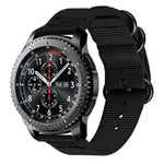 Pour Samsung Galaxy Watch Active 20mm Sangle en nylon à trois anneaux S3, pour Samsung Galaxy Watch Active 2 20mm / Gear S3