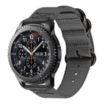 Pour Samsung Galaxy Watch Active 20mm Sangle en nylon à trois anneaux S3, pour Samsung Galaxy Watch Active 2 20mm / Gear S3