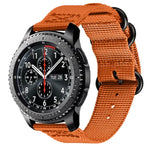 Pour Samsung Galaxy Watch Active 20mm Sangle en nylon à trois anneaux S3, pour Samsung Galaxy Watch Active 2 20mm / Gear S3