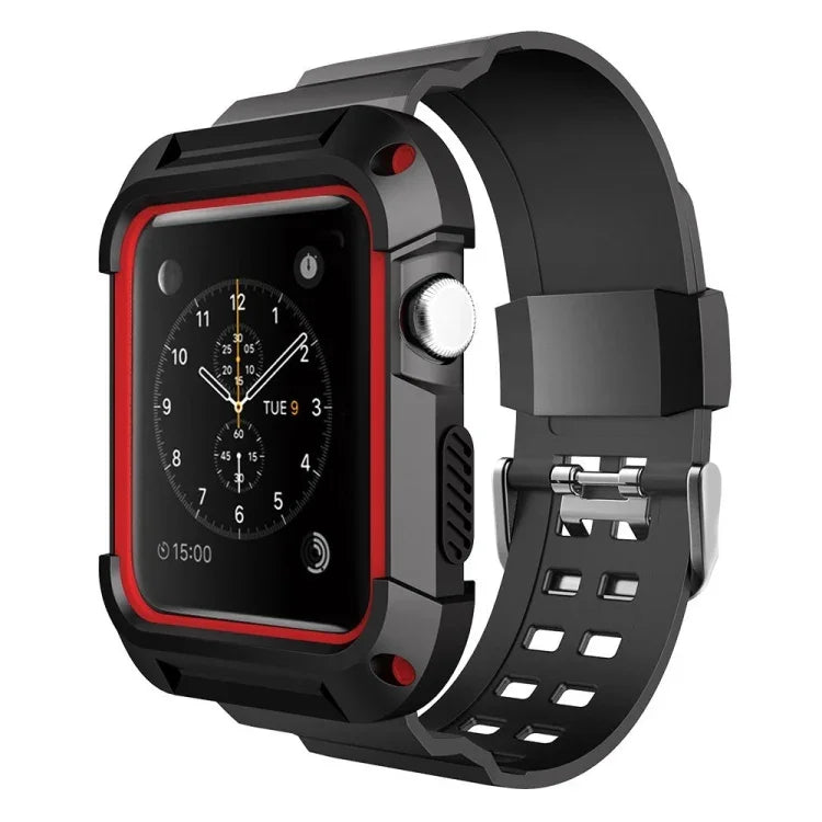 For Apple Watch 3 / 2 / 1  Generation  42mm All-In-One Silicone Strap